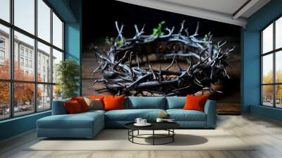 Jesus Crown of Thorn Wall mural