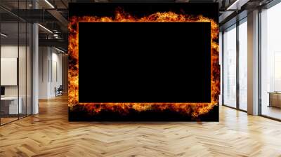 Fire Frame Wall mural