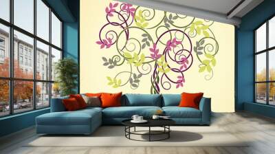 Celtic tree Wall mural