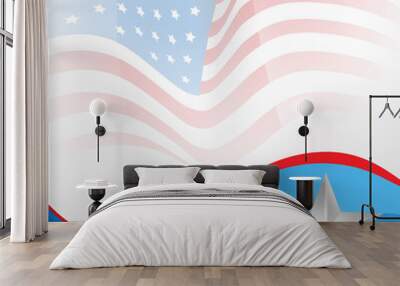 independence day 4th of july Wall mural