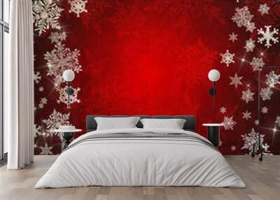 Christmas background Wall mural