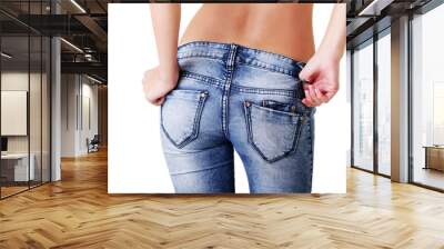 Fit female butt in jeans Wall mural