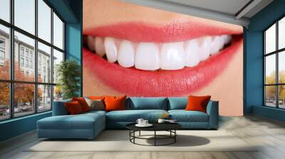 Perfect smile Wall mural