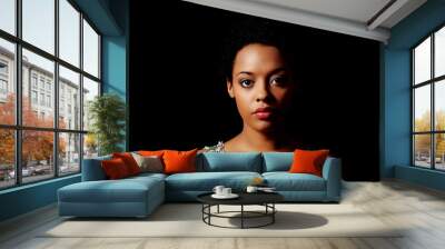 portrait of beautiful woman Wall mural