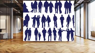 vector people Wall mural