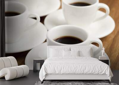 Coffee cups. Wall mural