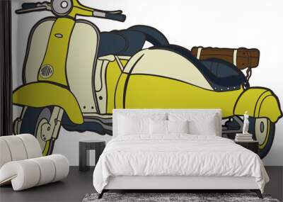 retro motor vintage scooter classic vehicle   Wall mural