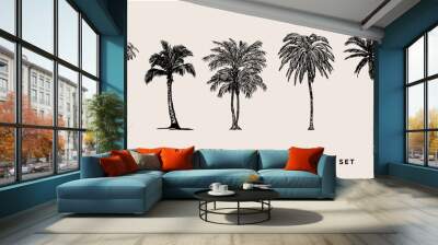 Brush Strokes Black PACK Wall mural