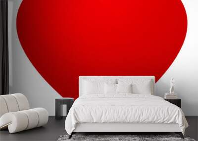 grand coeur amoureux Wall mural