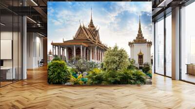 Silver Pagoda, Royal Palace, Phnom Penh, No.1 Attractions in Cam Wall mural