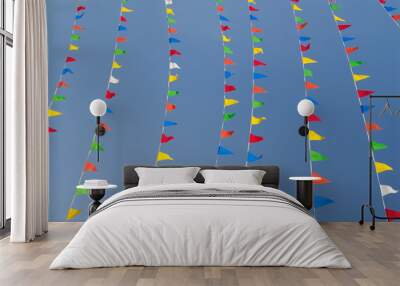 bunting h Wall mural