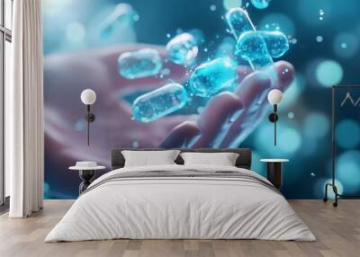 Cutting Edge Medical Technology for the Future of Healthcare Innovation Wall mural