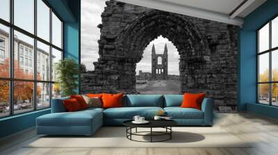 Schottland, St. Andrews Cathedral Wall mural