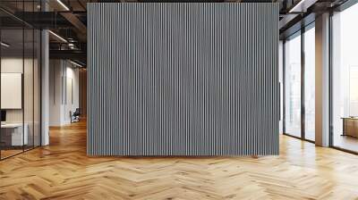 Abstract line stripe of TV screen close up. Analog CRT monitor display. Wall mural