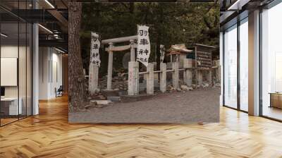 Haguruma Shrine and Nobori Banners in Shizuoka, Japan  Wall mural