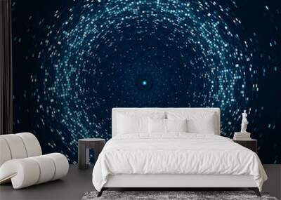 Abstract science fiction futuristic background Wall mural