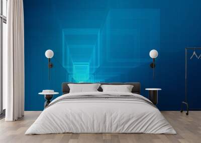 Abstract technology background Wall mural