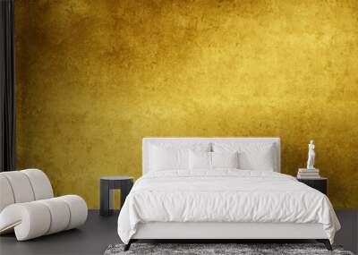 Dirty gold grunge background Wall mural