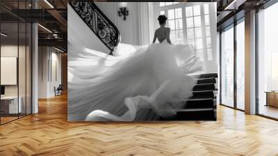 Wedding gown Wall mural