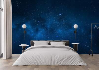 Night sky - Universe filled with stars, nebula and galaxy Wall mural