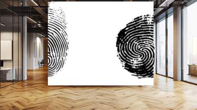 fingerprint collection Wall mural