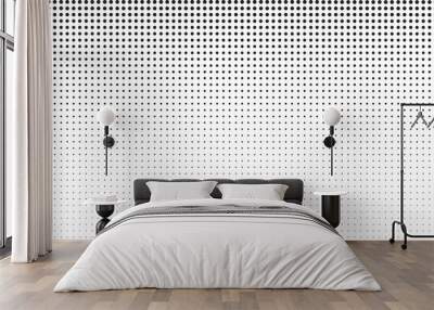 Halftone gradient. Subtle halftone vector texture overlay. Smooth black and white dotted halftone background. Wall mural