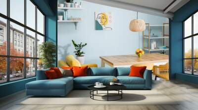 Interior of modern stylish room Wall mural