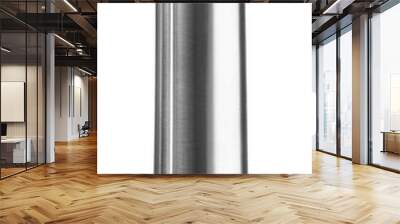 Stainless steel thermos on white background. Zero waste concept Wall mural