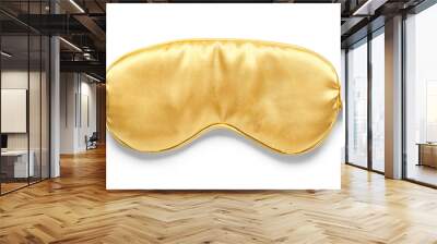 Stylish sleep mask isolated on white background Wall mural