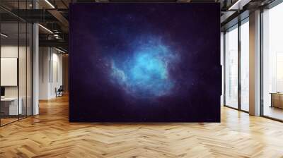 Universe filled with stars, nebula and galaxy Wall mural