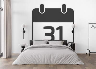 Calendar vector icon Wall mural