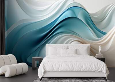 blue background Wall mural