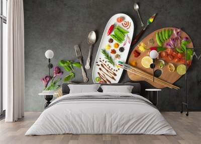 Food creativity concept Wall mural