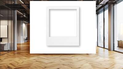 Blank Instant Camera Frame Illustration Wall mural