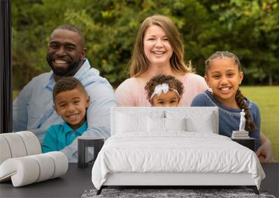 Multicultural Family Wall mural