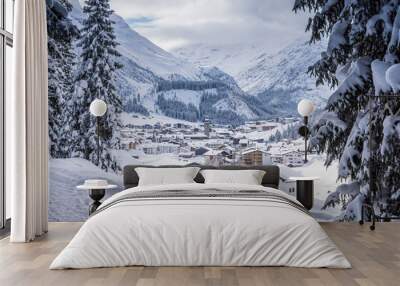 View of Lech, Austria Wall mural