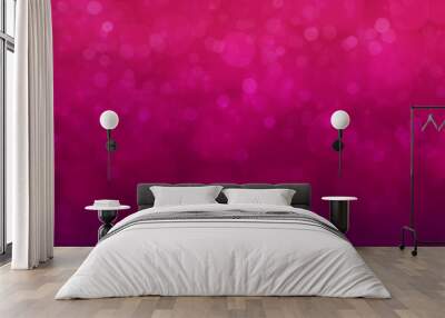 pink abstract bokeh background Wall mural