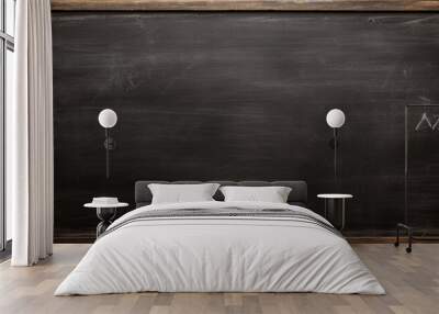 Chalk black board blackboard chalkboard background Wall mural