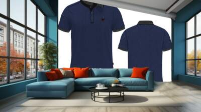 polo shirt isolated on white background Wall mural