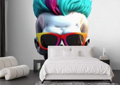 fashion skull head Wall mural