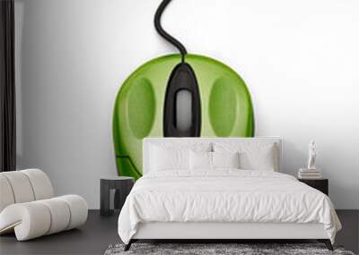 Green Mouse Top Wall mural