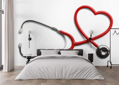 heart stethoscope Wall mural