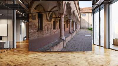 View of san benedetto po, Mantua, Lombardy, Italy Wall mural