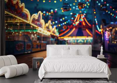 Carnival light pattern wallpaper Wall mural