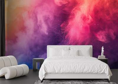 Clourful cloud wallpaper Wall mural