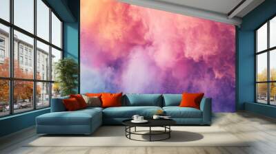 Clourful cloud wallpaper Wall mural