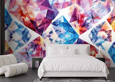 diamond pattern wallpaper Wall mural