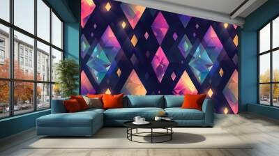 diamond pattern wallpaper Wall mural