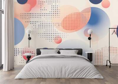 Dot pattern wallpaper Wall mural