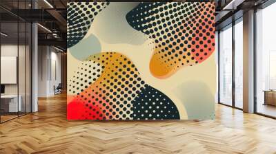 Dot pattern wallpaper Wall mural